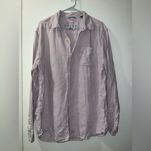 Tommy Bahama Relax | 100% Linen Button Down Shirt | Men’s Large | Purple